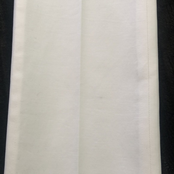 Michael Michael Kors white pants w decorative gold & brown half belt dry cleaned - Picture 12 of 13